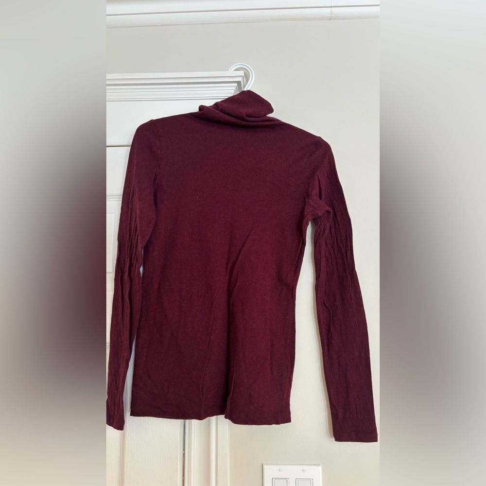 Club Monaco Deep Red Knit Top